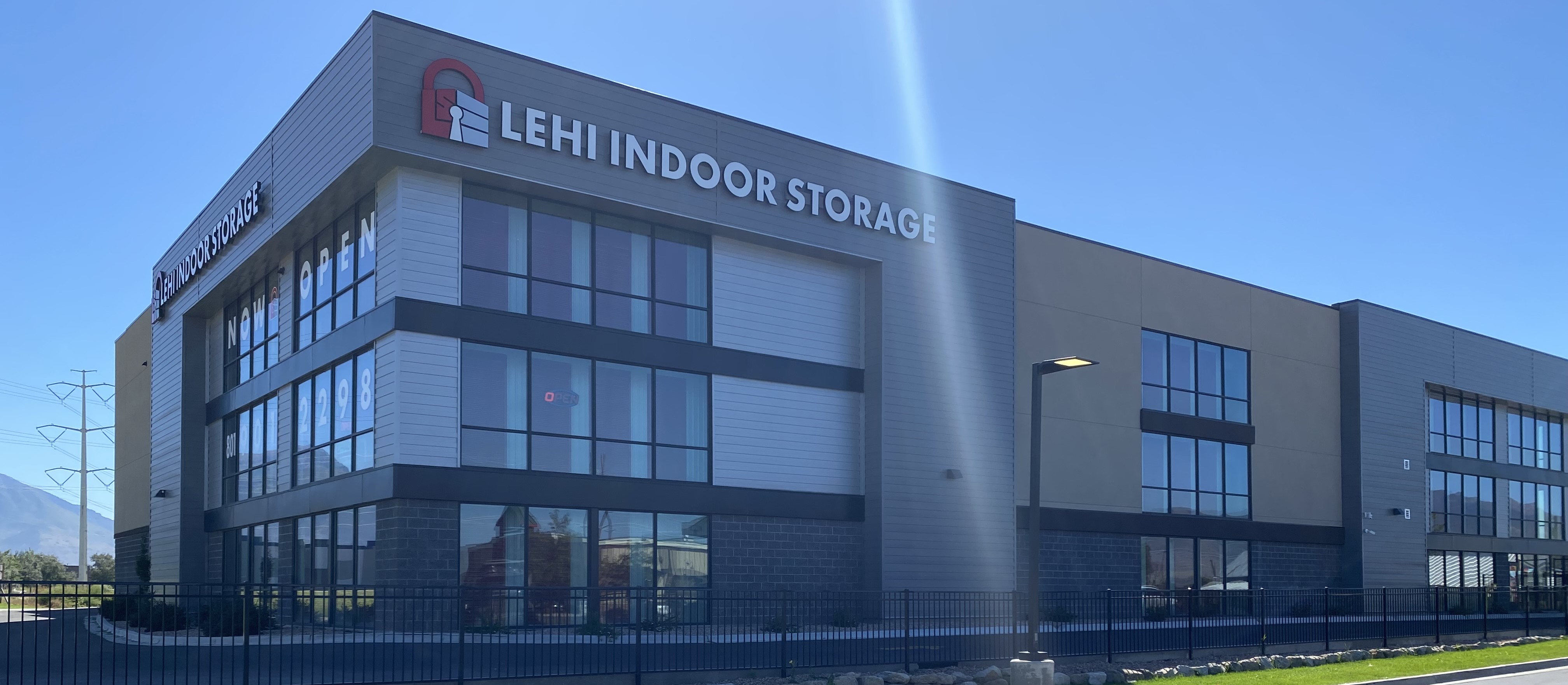 Lehi Indoor Storage Facility Front